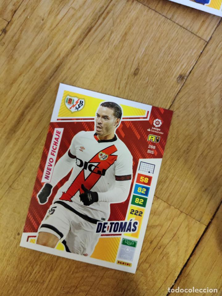 Football Stickers: de tomas 268 reayo vallecano nuevo fichaje adrenalyn 2022 2023 22 23 trading card