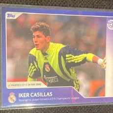 Cromos de Fútbol: IKER CASILLAS - CARD TOPPS - 30ºANIVERSARIO CHAMPIONS LEAGUE - REAL MADRID. Lote 401407729