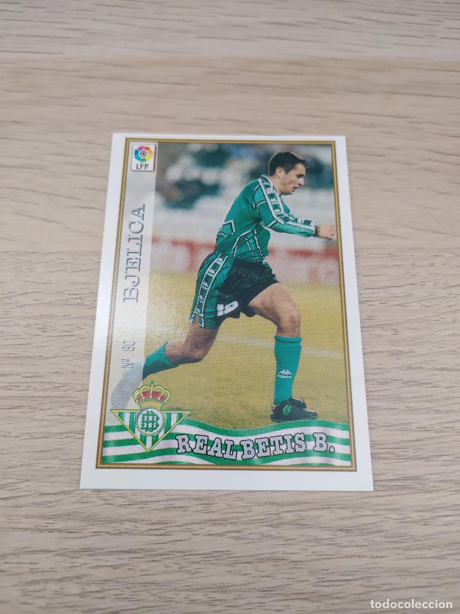 Fu&szlig;ball-Sticker: BJELICA N&ordm; 80 Mundicromo 97 98 Las Fichas de la Liga BETIS
