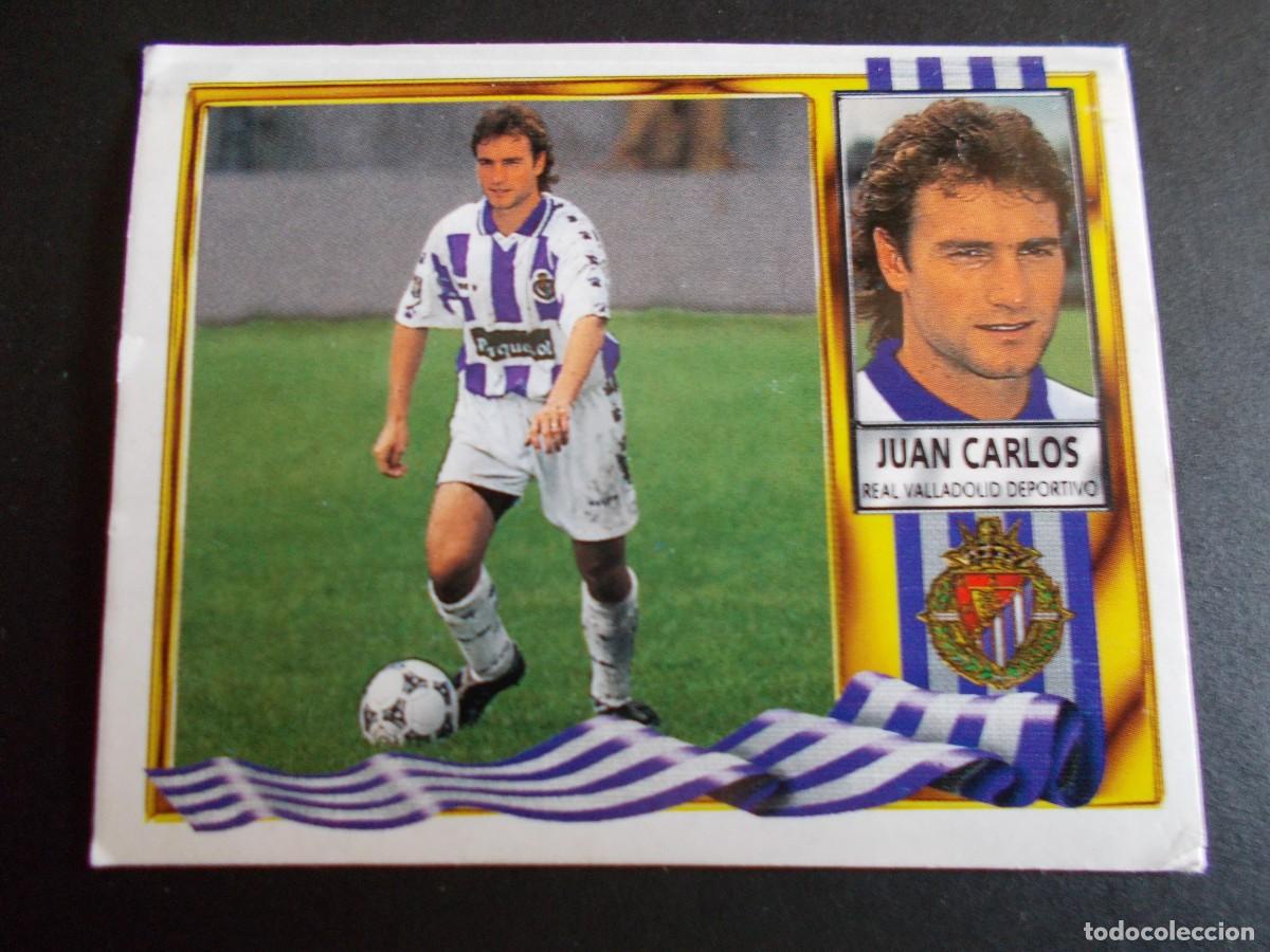 Cromos de f&uacute;tbol: ESTE 95-96 COLOCA JUAN CARLOS VALLADOLD VERSION PARQUESOL VENTANILLA MINIMA - Foto 1
