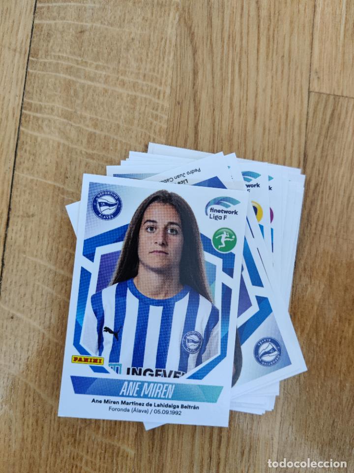 Fu&szlig;ball-Sticker: 64 miren alaves femenina finetwork 2022 2023 22 23 sin pegar
