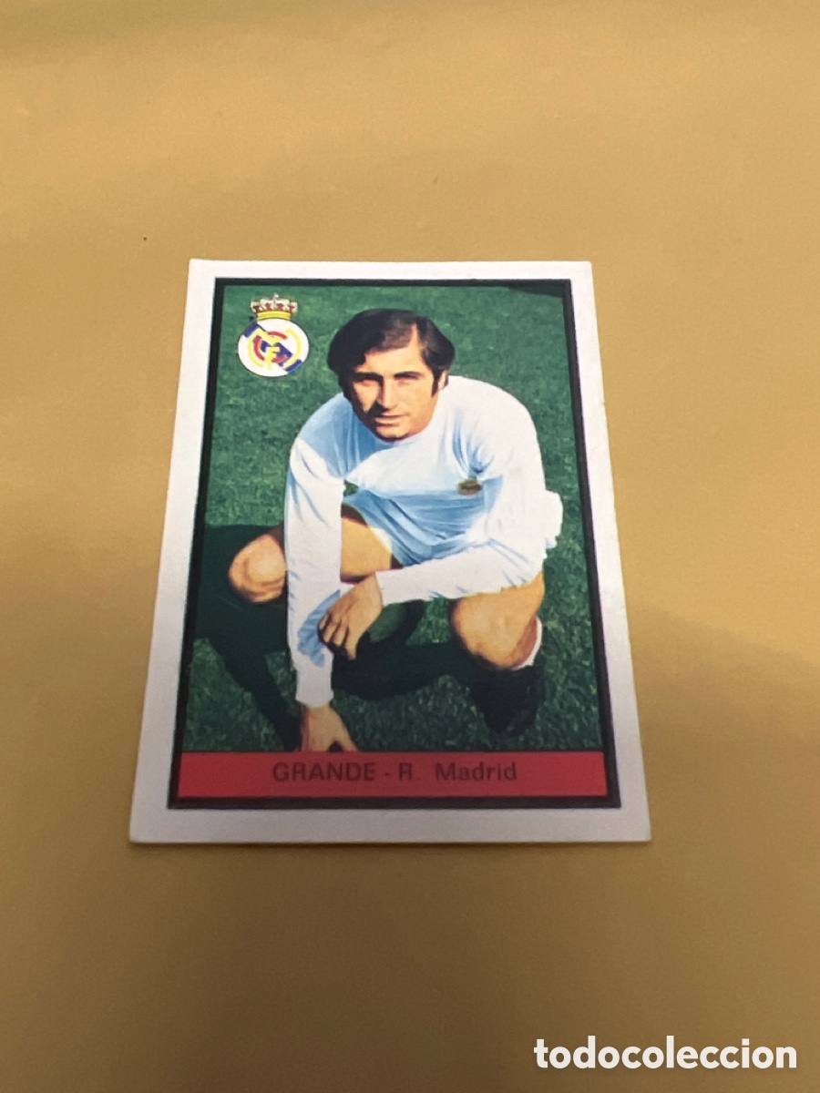 Cromos de Futebol: T1/E2/227. CROMO DE F&Uacute;TBOL CAMPEONATO DE LIGA 1972 73 GRANDE R. MADRID