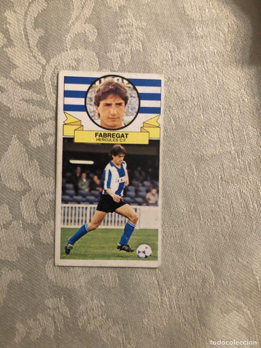 Cromos de f&uacute;tbol: FABREGAT H&Eacute;RCULES NUEVO ESTE EDICIONES ESTE 85 86 - Foto 1