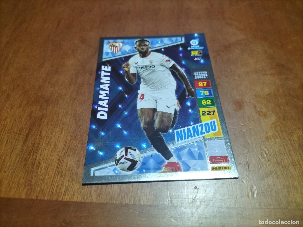 Cromos de f&uacute;tbol: 407 NINAZOU. DIAMANTE. ADRENALYN XL 2022-2023 LIGA 22-23 CROMO PANINI SIN ACTIVAR. COMO NUEVA