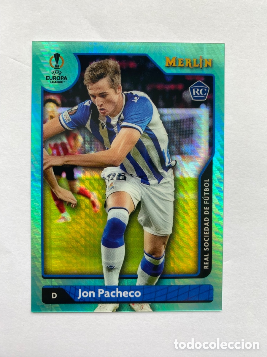 Cromos de f&uacute;tbol: JON PACHECO Real Sociedad Merl&iacute;n - Foto 1