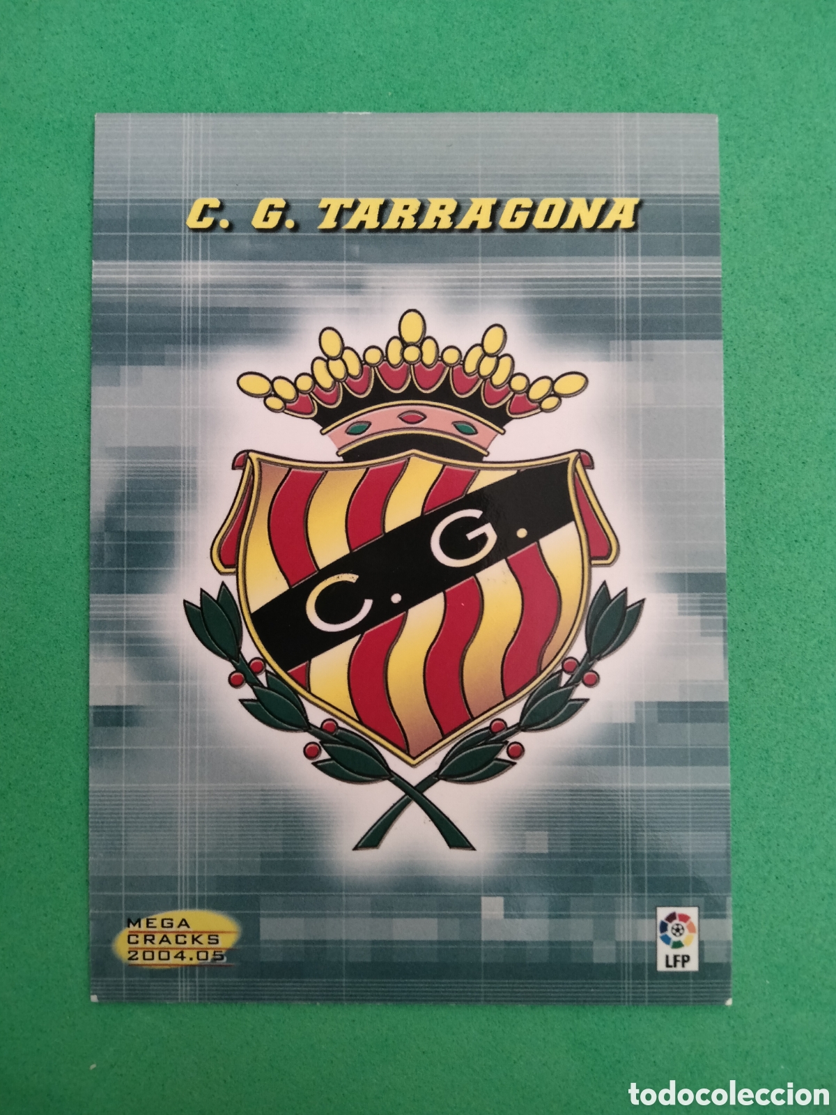 Cromos de F&uacute;tbol: ESCUDO GIMNASTIC DE TARRAGONA 436 MEGACRACKS 2004 2005 PANINI 04 05 PERFECTO ESTADO UNIFICO ENVIOS