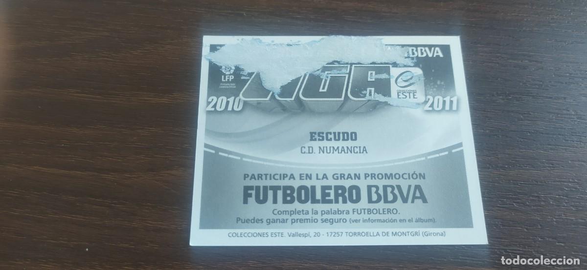 Cromos de f&uacute;tbol: ESCUDO NUMANCIA ESTE 10 11 2010 2011 - Foto 2
