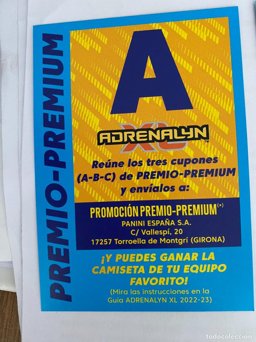Fu&szlig;ball-Sticker: ADRENALYN XL 2022 2023 PREMIO - PREMIUM LETRA - A