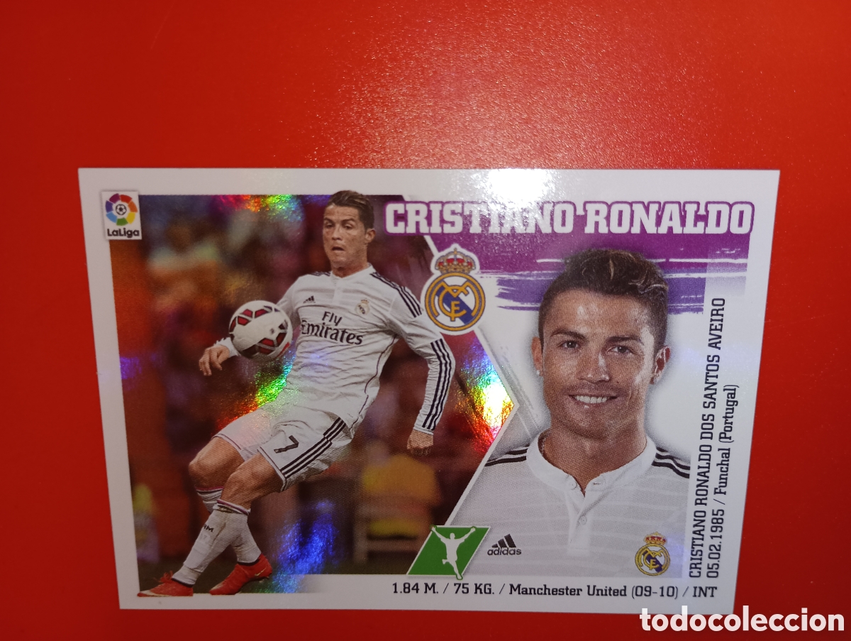 Cromos de f&uacute;tbol: Cristiano Ronaldo Este 2015-16 - Foto 2