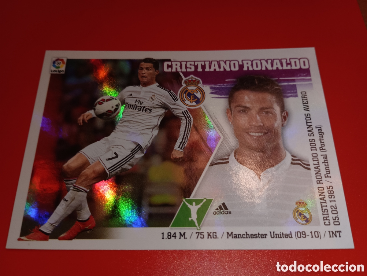 Cromos de f&uacute;tbol: Cristiano Ronaldo Este 2015-16 - Foto 1