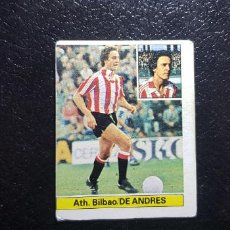 Cromos de Fútbol: DE ANDRES DEL ATHLETIC CLUB DE BILBAO ALBUM ESTE LIGA 1981 - 1982 ( 81 - 82 ). Lote 401959804