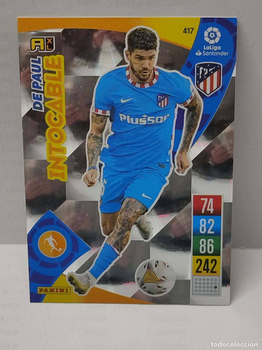 Cromos de Futebol: Cromo ADRENALYN 2021 2022 21/22 PANINI - INTOCABLE - DE PAUL 417