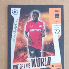 Cromos de Fútbol: CROMO OUT 13 JEREMIE FRIMPONG OUT OF THIS WORLD TOPPS MATCH ATTAX EXTRA CHAMPIONS 2022-2023.. Lote 402195469