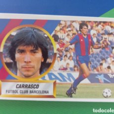Cromos de Fútbol: ESTE 88/89-1988 1989 CARRASCO DEL BARÇA.CON # EN TRASERA NUEVO. Lote 402254659