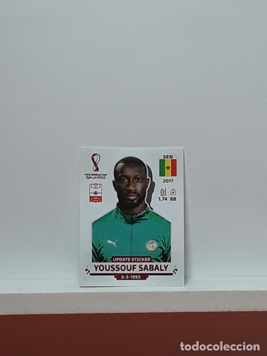 Cromos de F&uacute;tbol: MUNDIAL 2022 WORLD CUP QATAR ALBUM PANINI LIGA N ACTUALIZACION SENEGAL YOUSSOUF SABALY