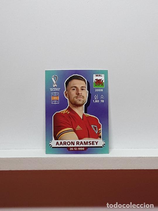 Cromos de f&uacute;tbol: MUNDIAL 2022 WORLD CUP QATAR ALBUM PANINI LIGA N WAL14 WAL 14 WALES GALES AARON RAMSEY