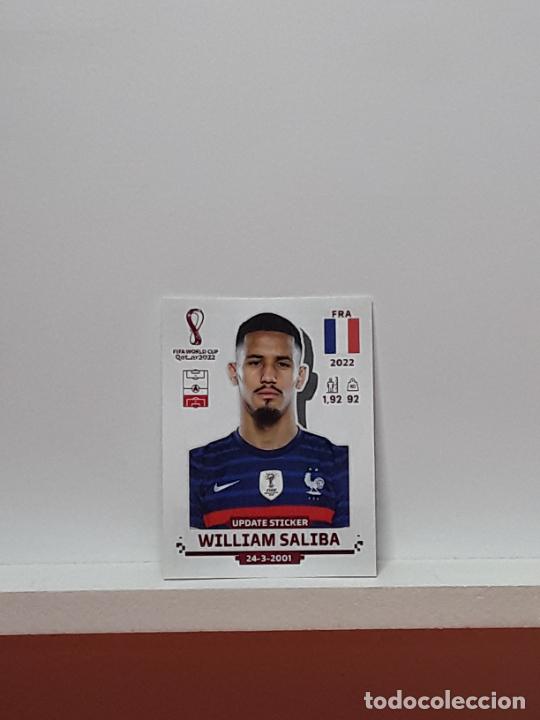 Cromos de f&uacute;tbol: MUNDIAL 2022 WORLD CUP QATAR ALBUM PANINI LIGA N ACTUALIZACION FRANCE FRANCIA WILLIAM SALIBA