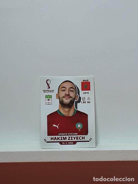 Figurine di Calcio: MUNDIAL 2022 WORLD CUP QATAR ALBUM PANINI LIGA N ACTUALIZACION MOROCCO MARRUECO HAKIM ZIYECH
