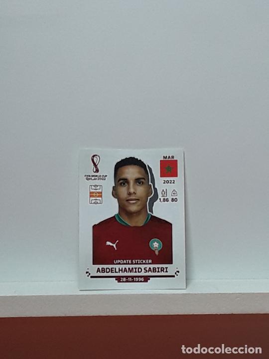 Football Stickers: MUNDIAL 2022 WORLD CUP QATAR ALBUM PANINI LIGA N ACTUALIZACION MOROCCO MARRUECO ABDELHAMID SABIRI