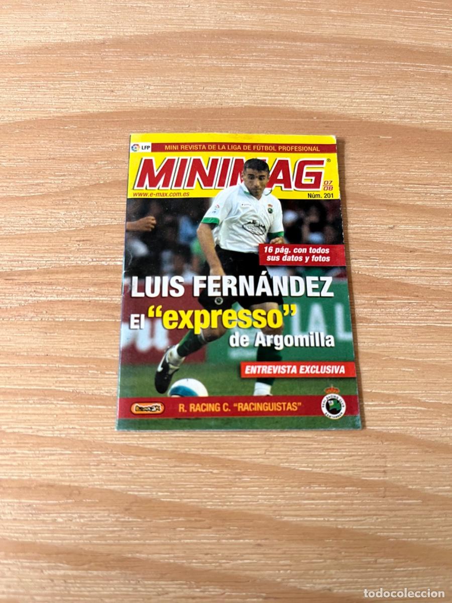 Cromos de f&uacute;tbol: 2. MINIMAG LUIS FERN&Aacute;NDEZ RACING - Foto 1