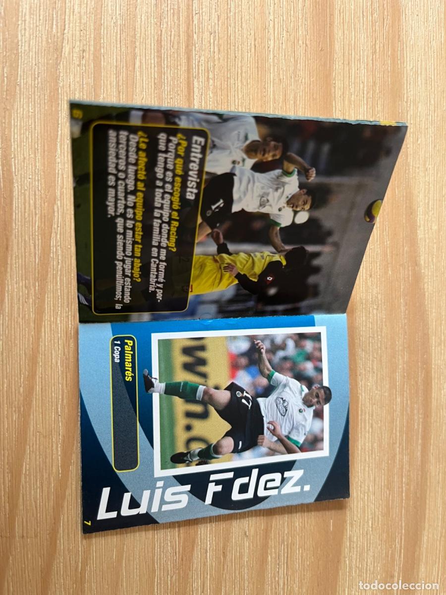 Cromos de f&uacute;tbol: 2. MINIMAG LUIS FERN&Aacute;NDEZ RACING - Foto 2