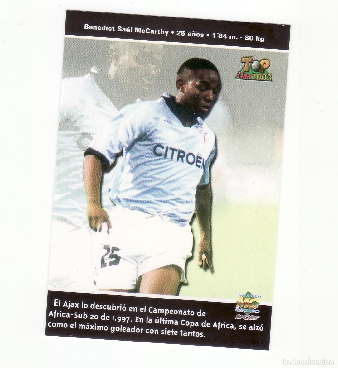 Cromos de f&uacute;tbol: MUNDICROMO TOP 2003 242 MCCARTHY CELTA - Foto 2