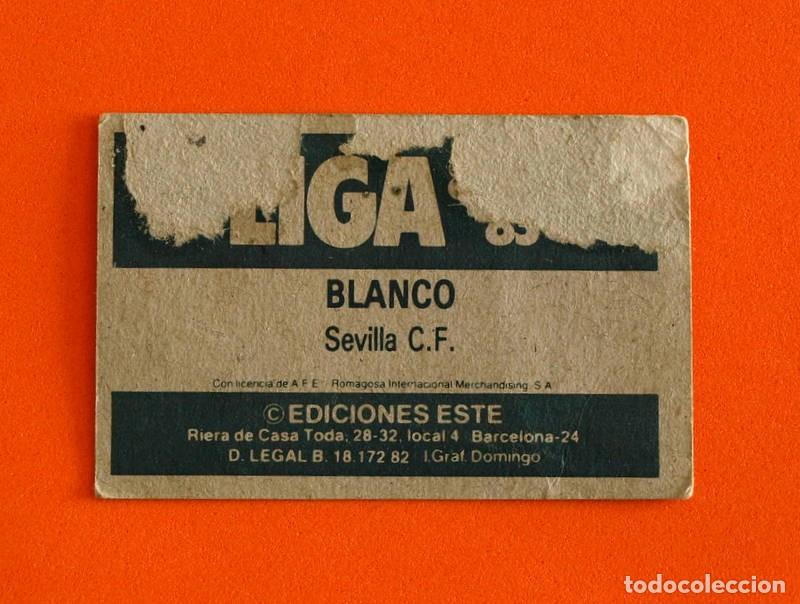 Cromos de f&uacute;tbol: SEVILLA - BLANCO - 1982-1983, 82-83 - EDICIONES ESTE - - Foto 2