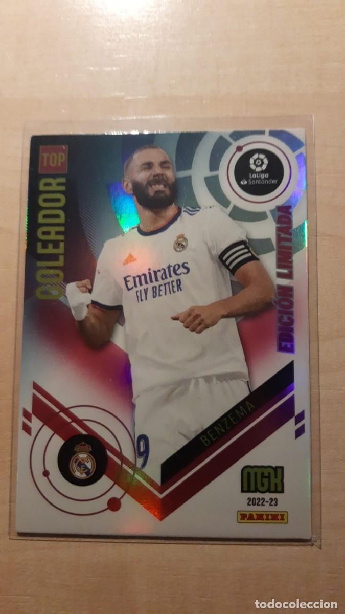 Fu&szlig;ball-Sticker: BENZEMA (REAL MADRID) EDICION LIMITADA TOP GOLEADOR - FUTBOL CROMO 22 23
