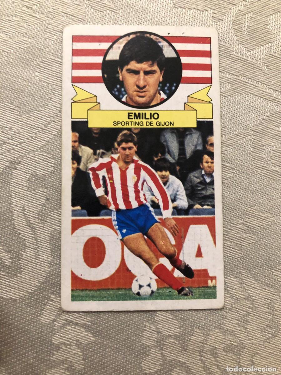 Cromos de f&uacute;tbol: EMILIO SPORTING GIJ&Oacute;N EDICIONES ESTE 85-86 - Foto 1