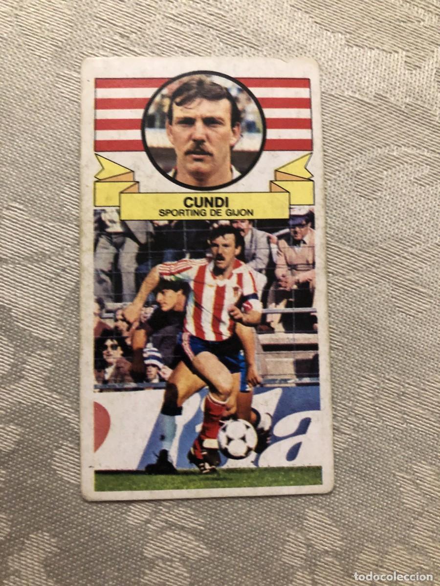 Cromos de f&uacute;tbol: CUNDI SPORTING DE GIJ&Oacute;N EDICIONES ESTE 85-86 - Foto 1