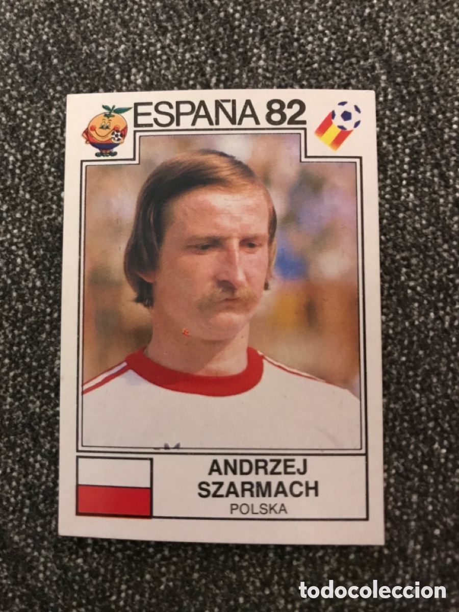 Cromos de F&uacute;tbol: Cromo panini mundial Espa&ntilde;a 82 n&uacute;mero 68 Szarmach - Sticker album world cup Spain 1982
