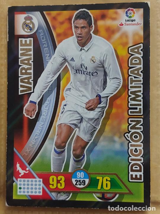 Cartes &agrave; collectionner de Football: FICHA VARANE - ADRENALYN 16 17 - PANINI 2016 - 17 - CROMO - EDICION LIMITADA