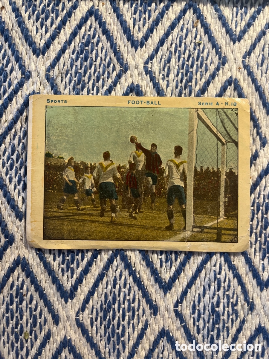 Football Stickers: CROMO FOOT-BALL SPORTS, SERIE A, N&Uacute;MERO 18, (CHOCOLATES JUNCOSA)