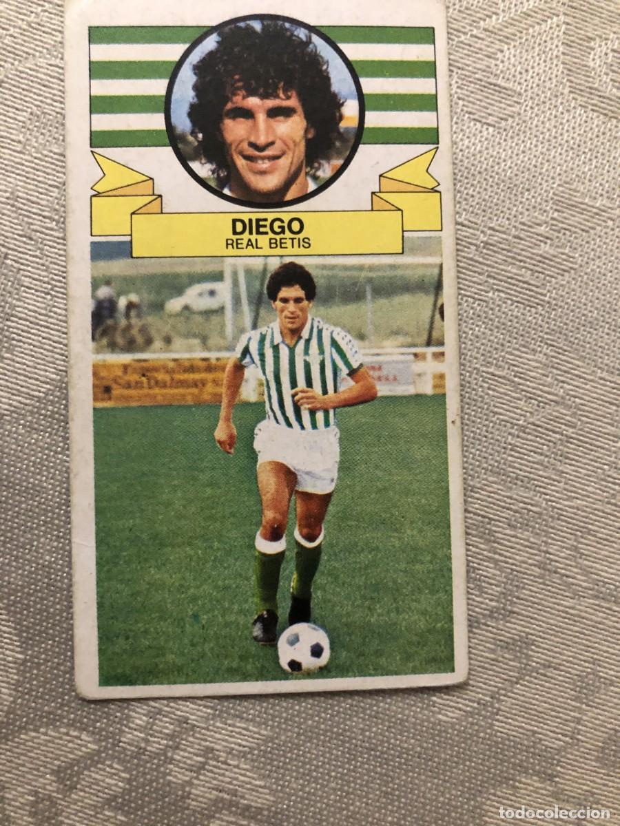 Cromos de f&uacute;tbol: DIEGO REAL BETIS EDICIONES ESTE 85-86 - Foto 1