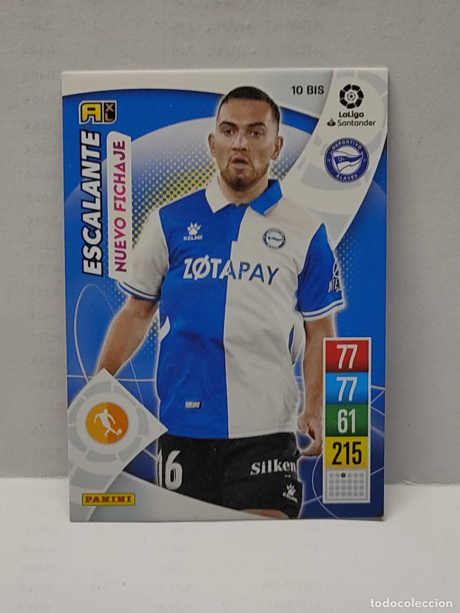 Fu&szlig;ball-Sticker: Cromo ADRENALYN 2021/2022 21 22 PANINI - ALAVES- ESCALANTE 10 BIS