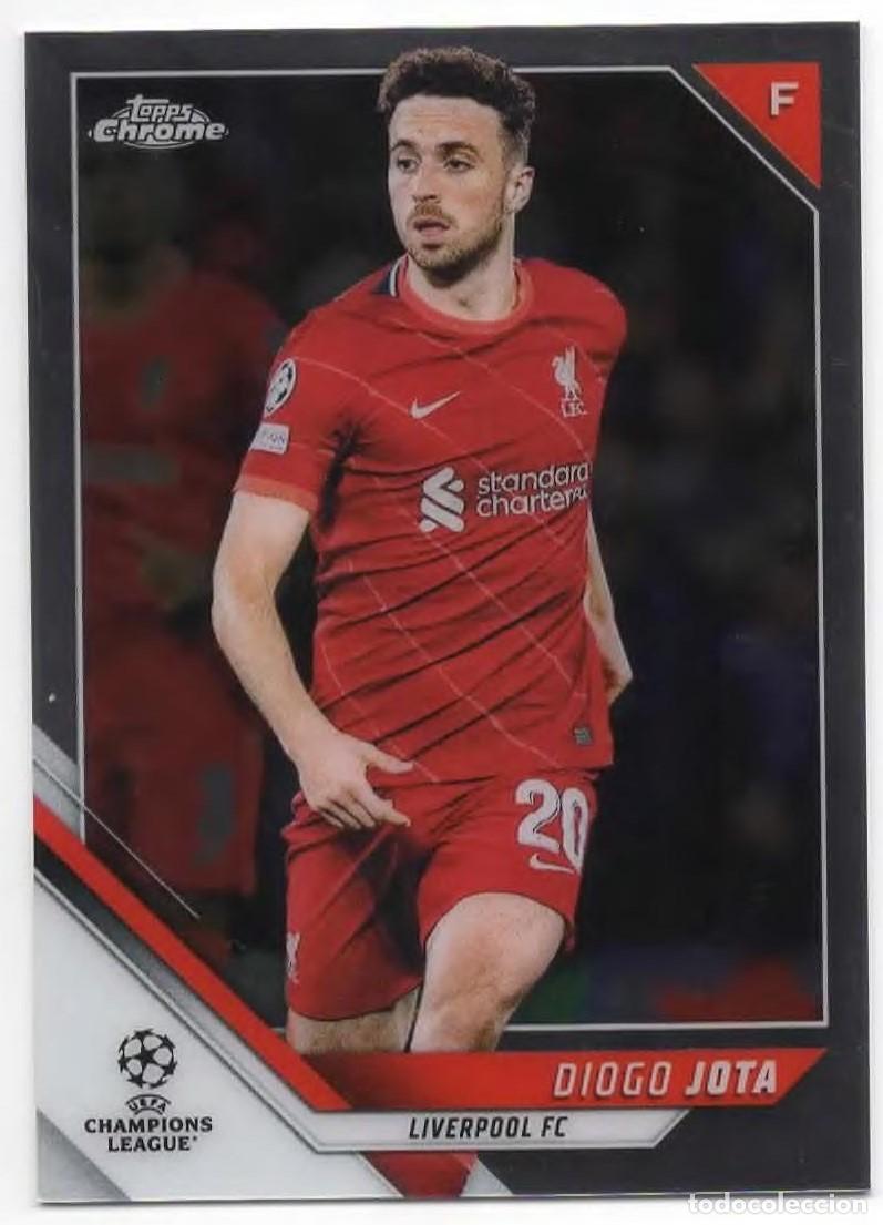 diogo jota - cromo carta topps chrome ucl champ - Buy Collectible