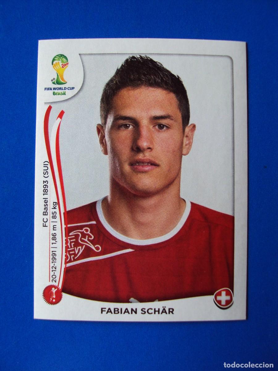 Cromos de f&uacute;tbol: 342 FABIAN SCHAR SUIZA MUNDIAL FUTBOL BRASIL 2014 FIFA WORLD CUP PANINI CROMO