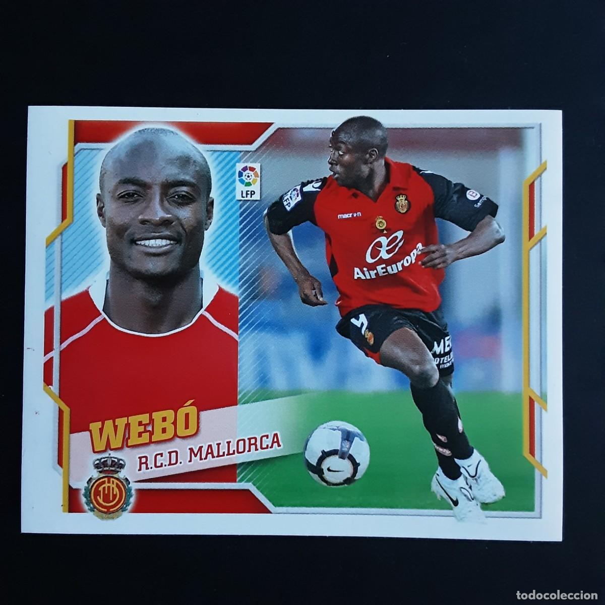 Fu&szlig;ball-Sticker: CROMO LIGA 2010 2011 10 11 COLECCIONES ESTE PANINI N&ordm;16 WEBO-MALLORCA NUNCA PEGADO