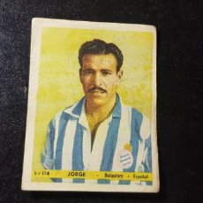 Cromos de Fútbol: JORGE DEL ESPAÑOL Nº 114 ALBUM BRUGUERA FOTO DEPORTE LIGA 1943 - 1944 ( 43 - 44 ). Lote 403498614