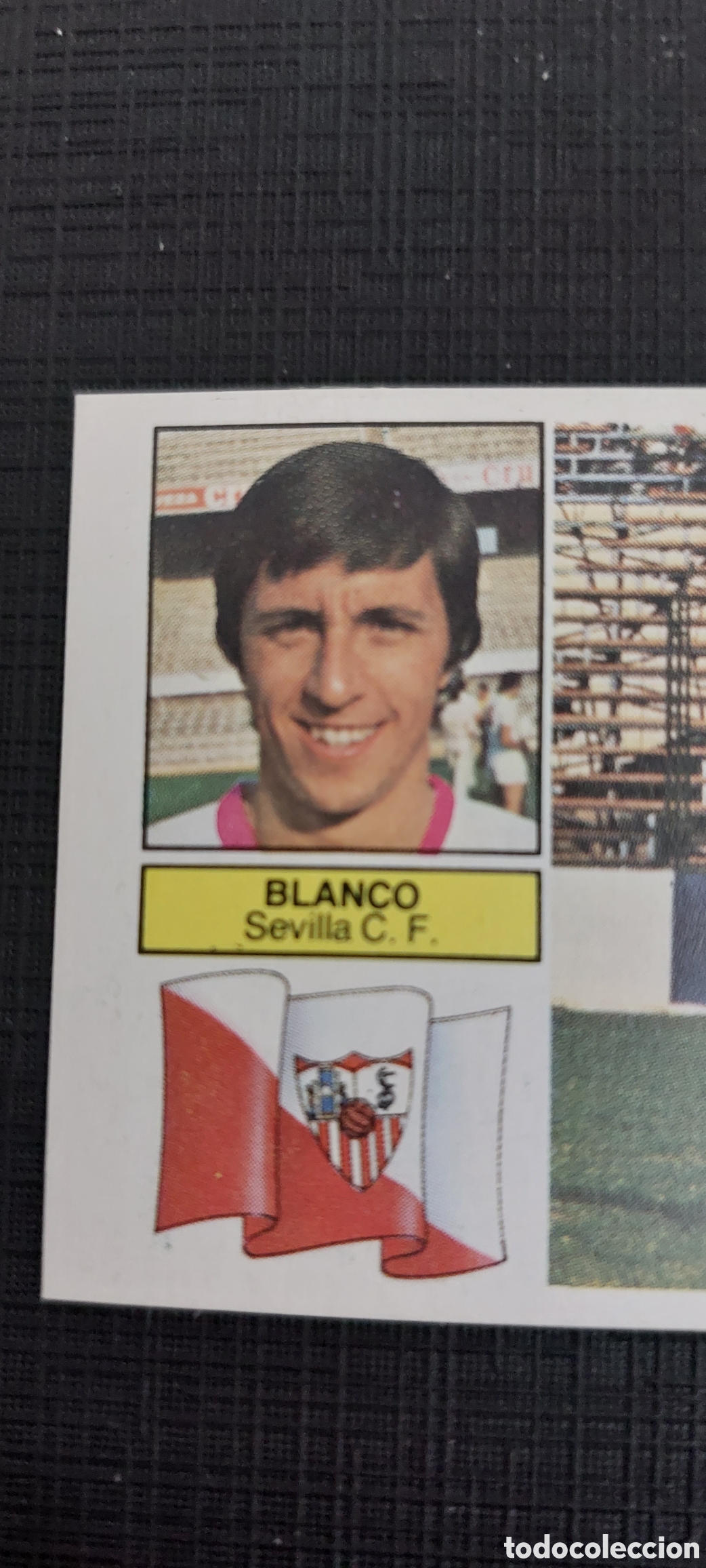 Cromos de f&uacute;tbol: Blanco cuello rosa sevilla 82/83 - Foto 2