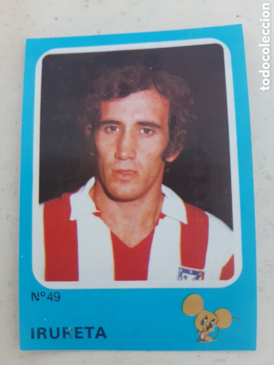 Cromos de F&uacute;tbol: irureta cropan cruyff y los colosos de la luga n. 49