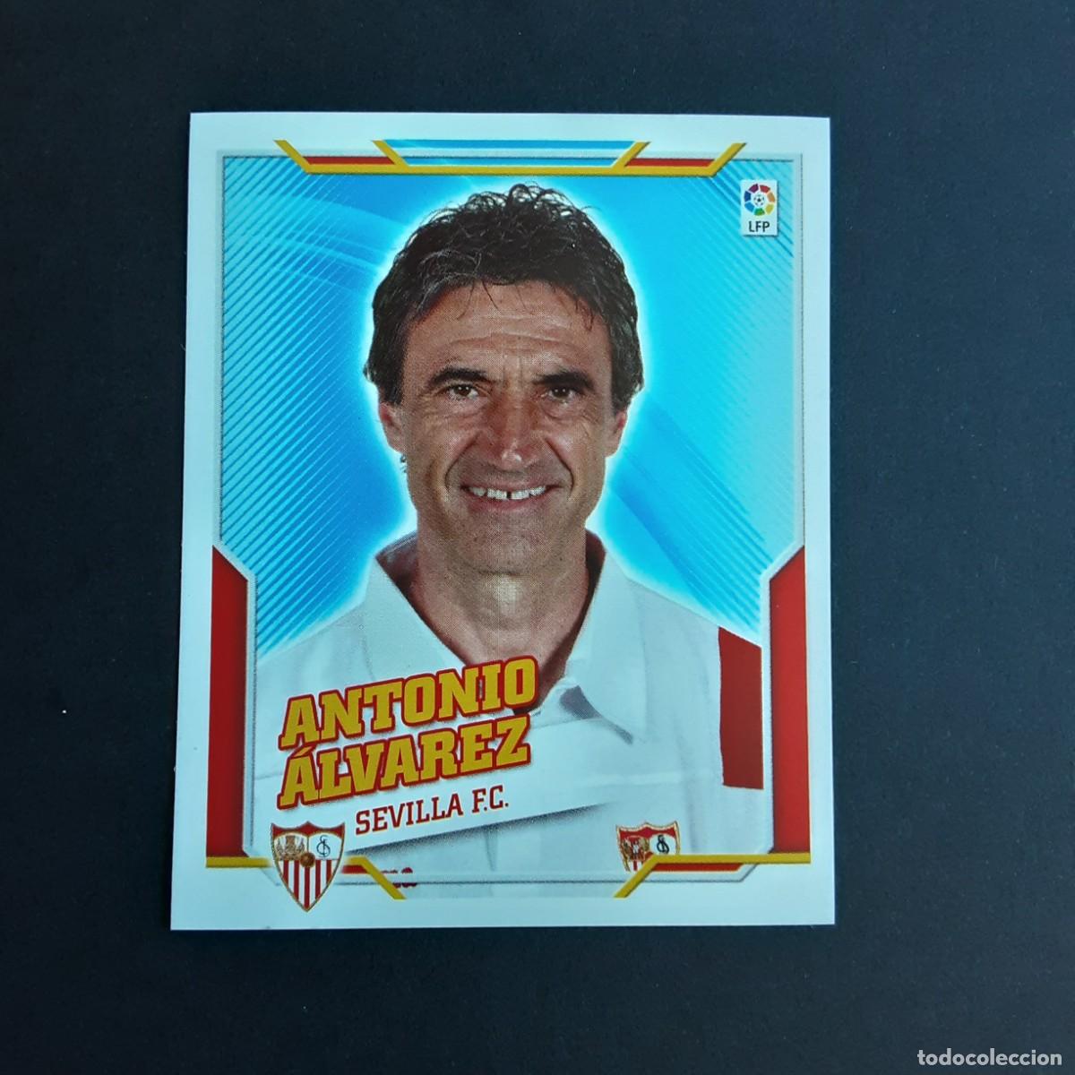 Cromos de Futebol: CROMO LIGA 2010 2011 10 11 COLECCIONES ESTE PANINI ENTRENADOR ANTONIO ALVAREZ-SEVILLA NUNCA PEGADO