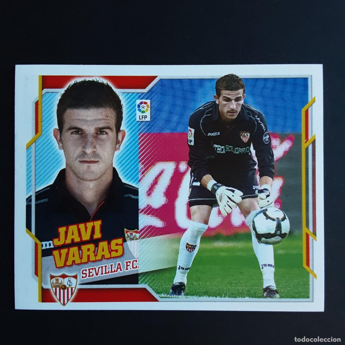 Cromos de f&uacute;tbol: CROMO LIGA 2010 2011 10 11 COLECCIONES ESTE PANINI N&ordm;2 JAVI VARAS-SEVILLA NUNCA PEGADO