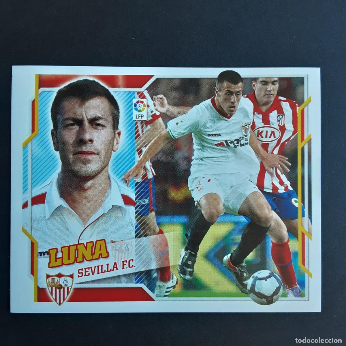 Figurine di Calcio: CROMO LIGA 2010 2011 10 11 COLECCIONES ESTE PANINI N&ordm;6B LUNA-SEVILLA NUNCA PEGADO