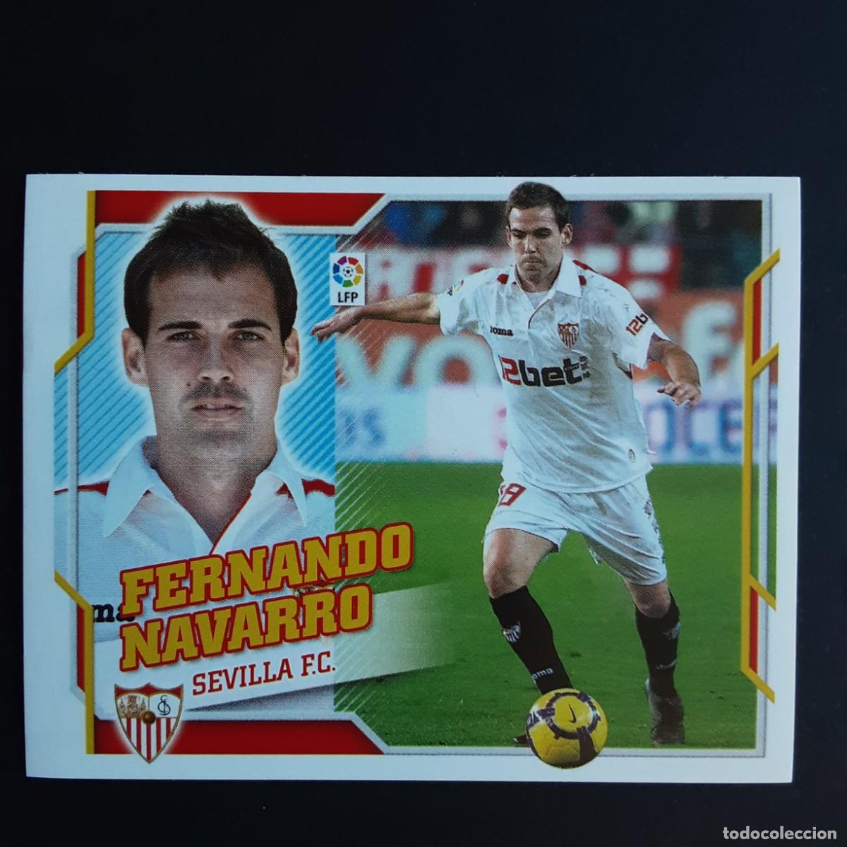 Fu&szlig;ball-Sticker: CROMO LIGA 2010 2011 10 11 COLECCIONES ESTE PANINI N&ordm;7A FERNANDO NAVARRO-SEVILLA NUNCA PEGADO