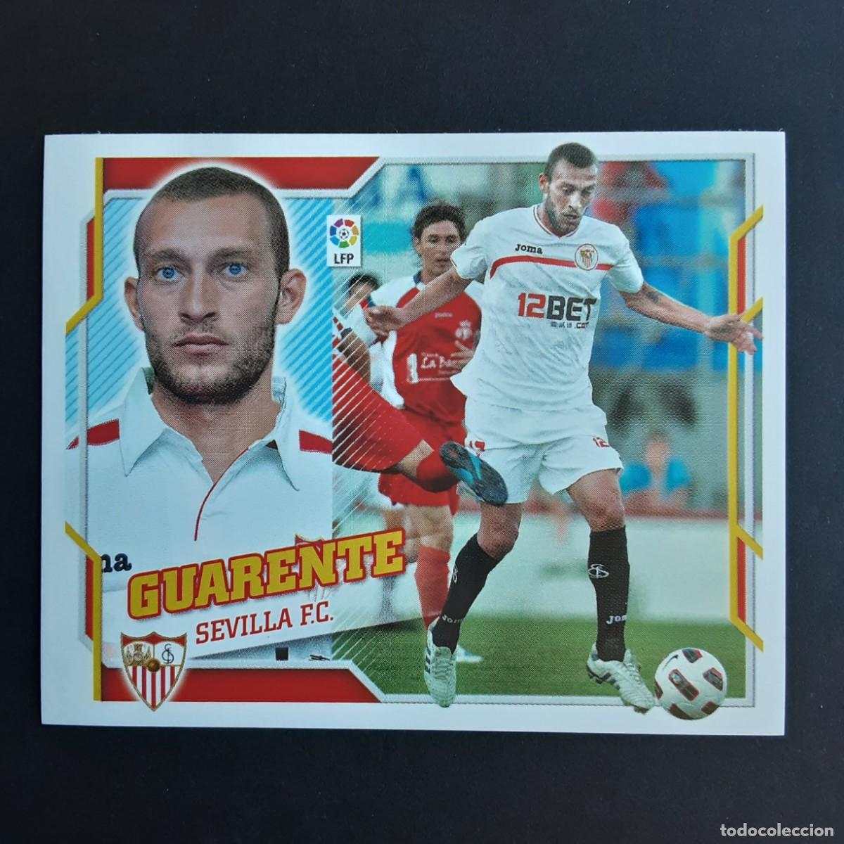 Football Stickers: CROMO LIGA 2010 2011 10 11 COLECCIONES ESTE PANINI N&ordm;10 GUARENTE-SEVILLA NUNCA PEGADO