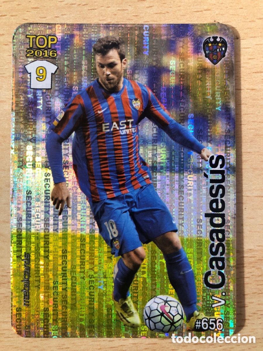 Cromos de f&uacute;tbol: # 656 Casadesus Levante Mundicromo 2016 top versi&oacute;n Security - Foto 1