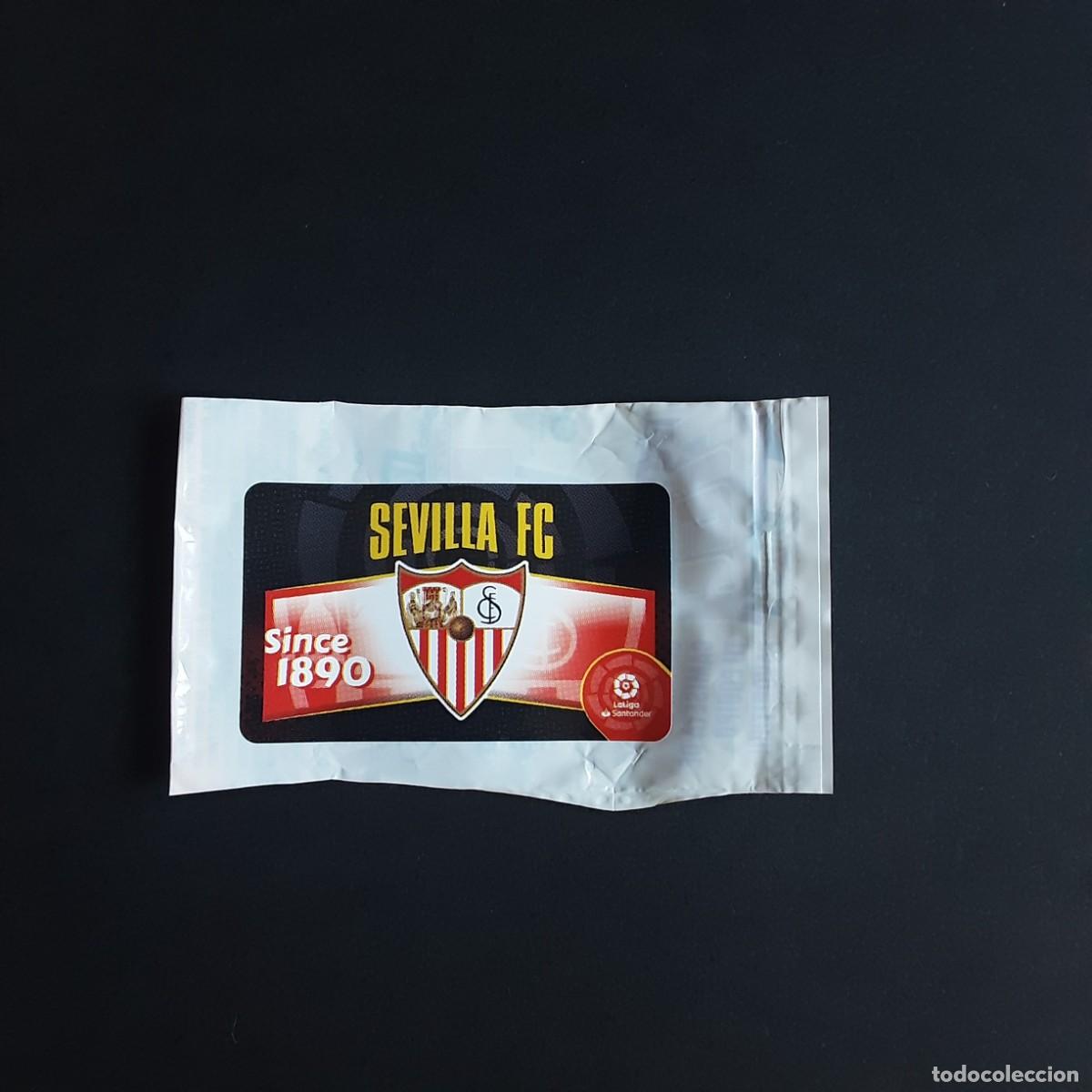 Fu&szlig;ball-Sticker: CROMO CHICLE LIGA 2020-2021 PANINI EDICIONES ESTE - LIGA 20-21-ESCUDO-SEVILLA