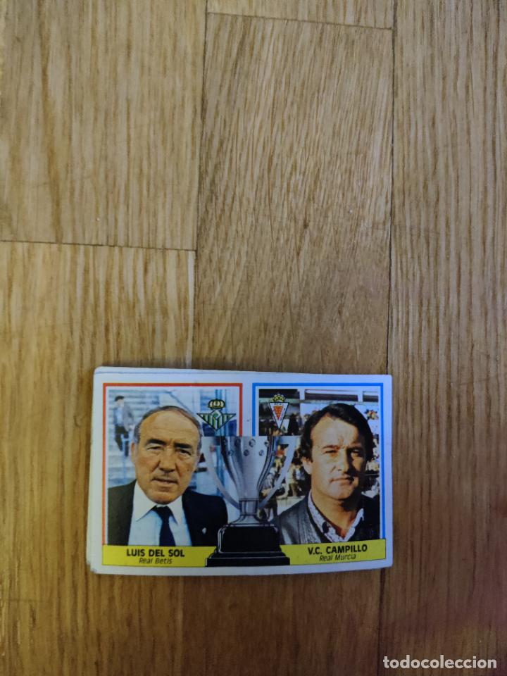 Football Stickers: del sol campillo entrenador este 1986 1987 87 86 sin pegar