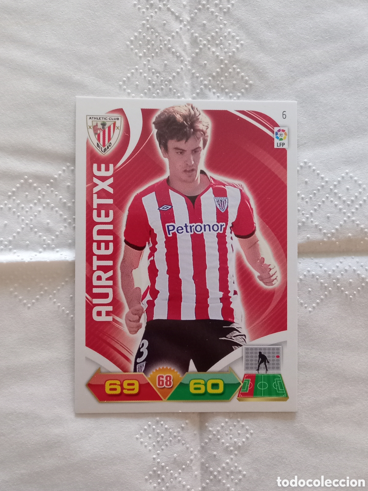 Fu&szlig;ball-Sticker: CROMO ADRENALYN XL 2011/12-AURTENETXE,N&Uacute;MERO 6